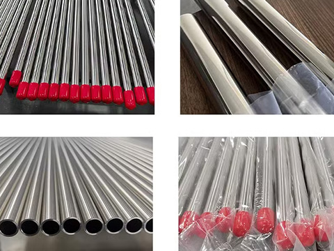EN 1.4301 brushed stainless steel tube